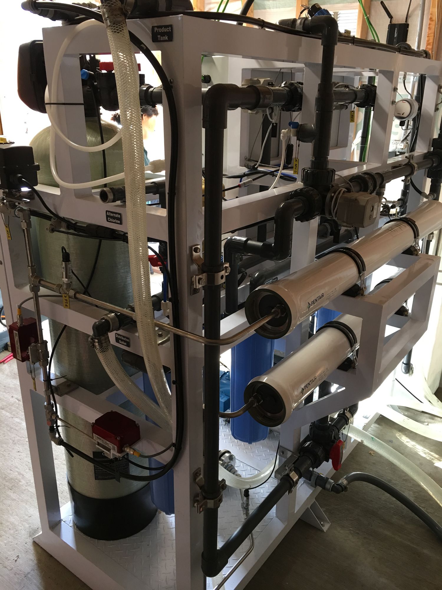 Reverse osmosis membrane housings